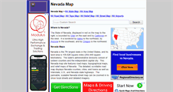 Desktop Screenshot of nevada-map.org