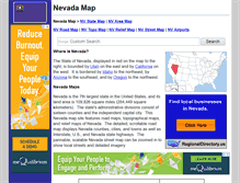 Tablet Screenshot of nevada-map.org