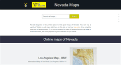 Desktop Screenshot of nevada-map.info