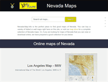 Tablet Screenshot of nevada-map.info